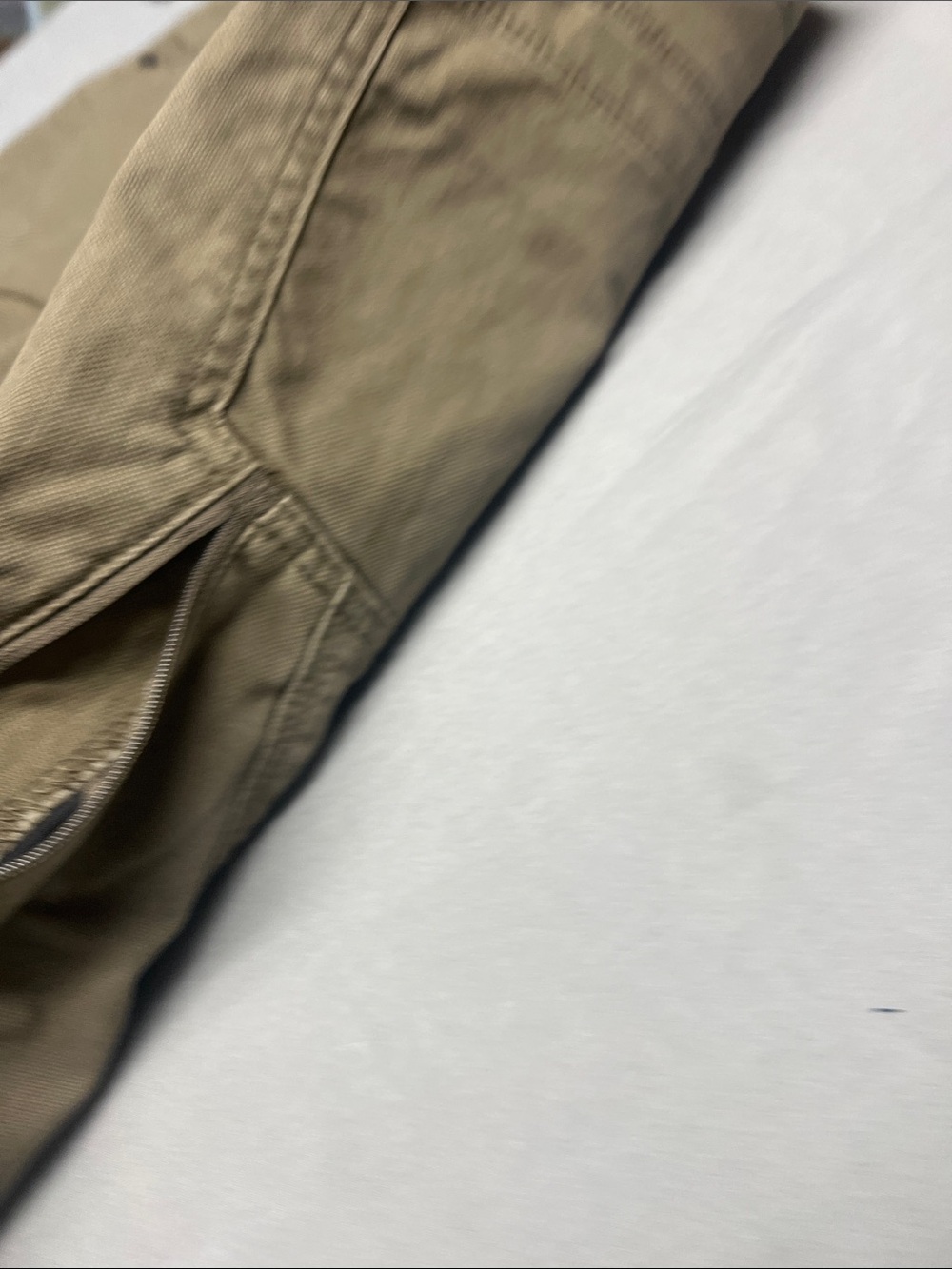Wrangler Khaki Work Pants with Flared Leg - Picture 6 of 10